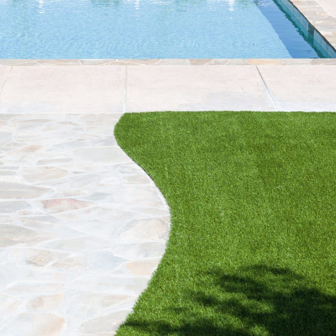 Artificial turf adds life to your Calgary pools